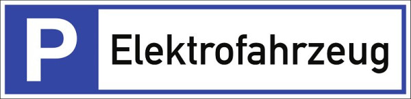 Moedel Parkplatzreservierer Elektrofahrzeug, Aluminium, 460x110 mm, 108095