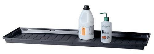 asecos Polyethylen-Einlegewanne für Gefahrstoffschränke mit Einlegeböden, schwarz, 116939