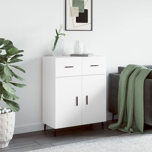 vidaXL Sideboard Weiß 69,5x34x90 cm Holzwerkstoff, 827996
