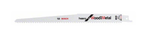 Bosch Säbelsägeblatt S 1111 DF Heavy for Wood and Metal, 5er-Pack, VE: 5 Stück, 2608656261