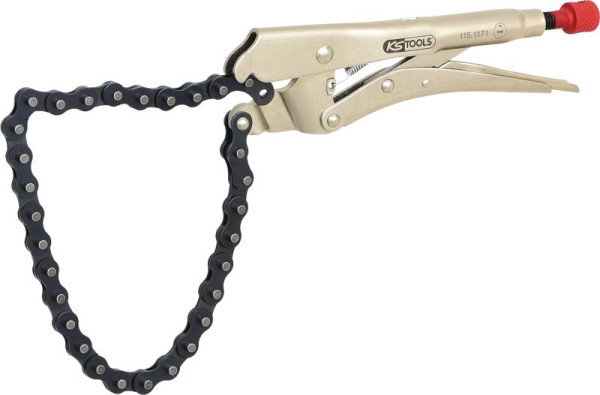 KS Tools Ketten-Gripzange, 220mm, 115.1171, 4042146419755