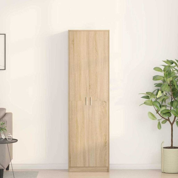 vidaXL Kleiderschrank Sonoma Eiche 55 x 25 x 189 cm Holzwerkstoff, 3334010