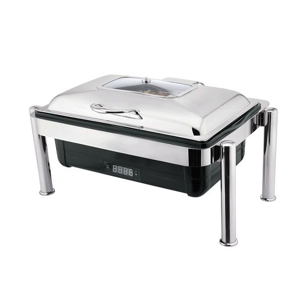 WAS Elektro Chafing Dish GN 1/1, 67 x 46 x 37,5 cm, Kunststoff/Chromnickelstahl, 1460835