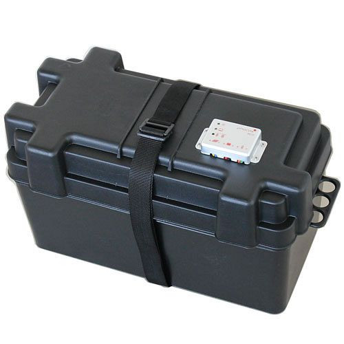 Phaesun Battery Box Charge Plus, mit Gurt und Käfigklemmen, 500067, 4250730280036