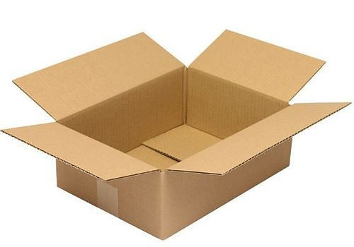 TransPak Wellpapp-Faltkarton 1-wellig, Innenmaß 350 x 250 x 120 mm, Format C4, Qualität 1.20C, VE: 25 Stück, 299260