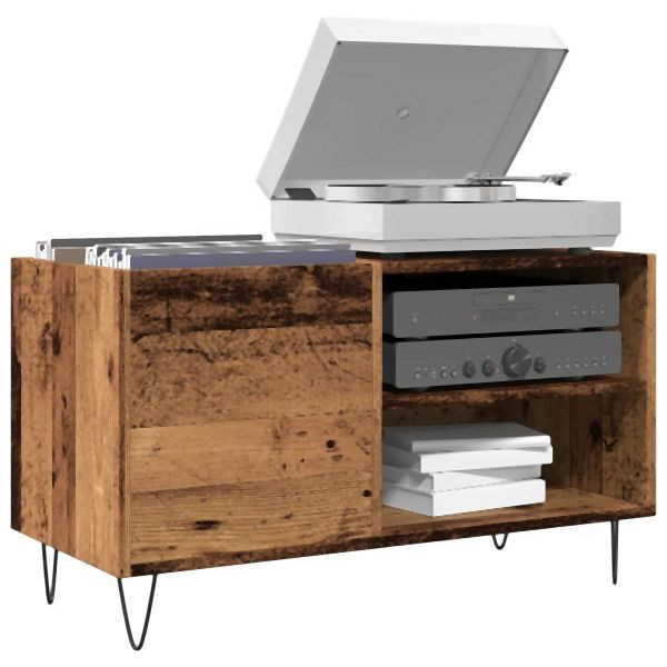 vidaXL Plattenschrank Altholz-Optik 84,5x38x48 cm Holzwerkstoff, 857242