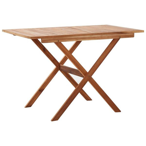 vidaXL Gartentisch 110x67x74 cm Massivholz Akazie, 46458