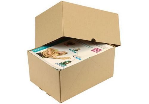 TransPak Aufrichteschachtel, Mikrowellpappe, Innenmaß 305 x 215 x 150/150 mm, Q. 1.02E, VE: 25 Stück, 299466