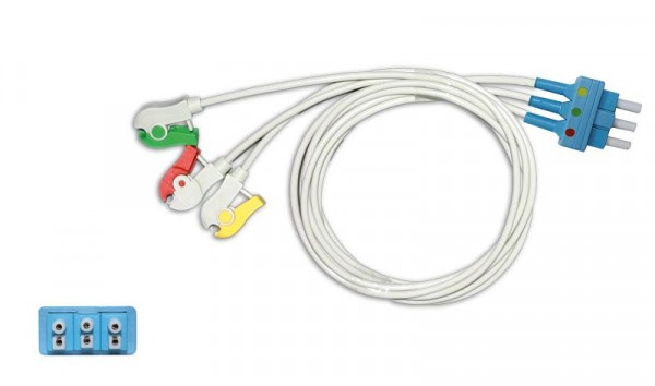 Golmed 3-adrige Satz Einweg-Patientenleitung, zu Philips HP (Dual-Pin), EW-7-9-S3