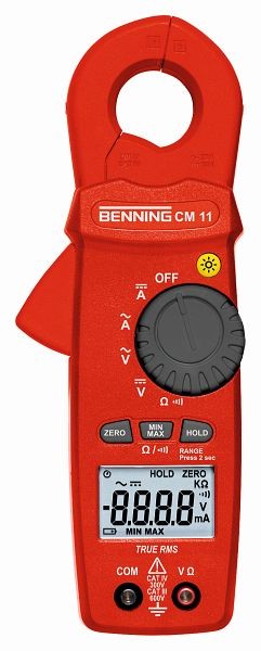 Benning CM 11, TRUE RMS AC / DC-Milliampere-Stromzangen-Multimeter mit 0,1 mA Auflösung, 044067