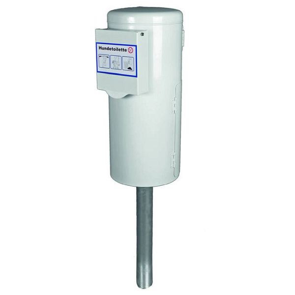 Stein HGS Hundetoilette -State Jackson-, zum Einbetonieren, RAL 9016 verkehrsweiß, 10200-3