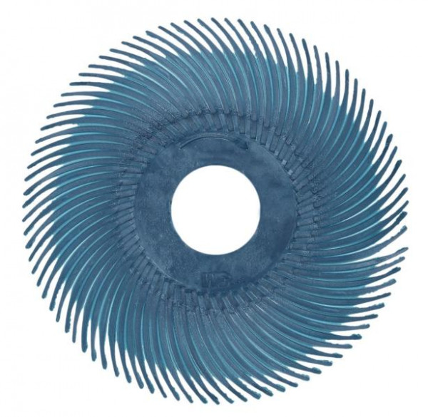 3M Scotch-Brite Radial Bristle Brush RB-ZB, orange, 50,8 mm x 9,5 mm, 6 Micron, Typ C, VE: 80 Stück, 7000046159