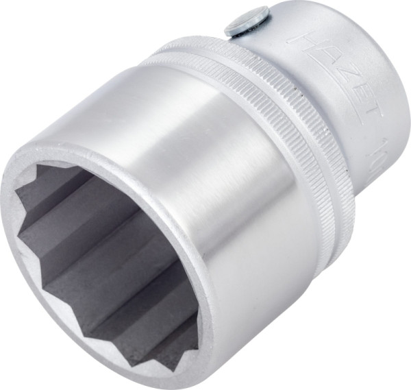 Hazet Steckschlüsseleinsatz, Doppelsechskant, Vierkant hohl 20 mm (3/4 Zoll), Außen-Doppel-Sechskant Profil, 1.7/16 ", 1000AZ-1.7/16