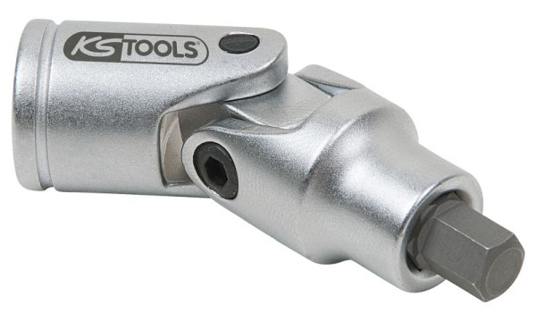 KS Tools 3/8" Bit-Stecknuss mit Gelenk für Innensechskant-Schrauben am Bremssattel, 7mm, 911.3904