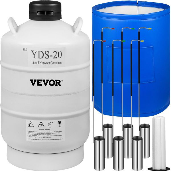 VEVOR Stickstoffbehälter 20 L Kapazität, 20LYDRQ0000000001V0