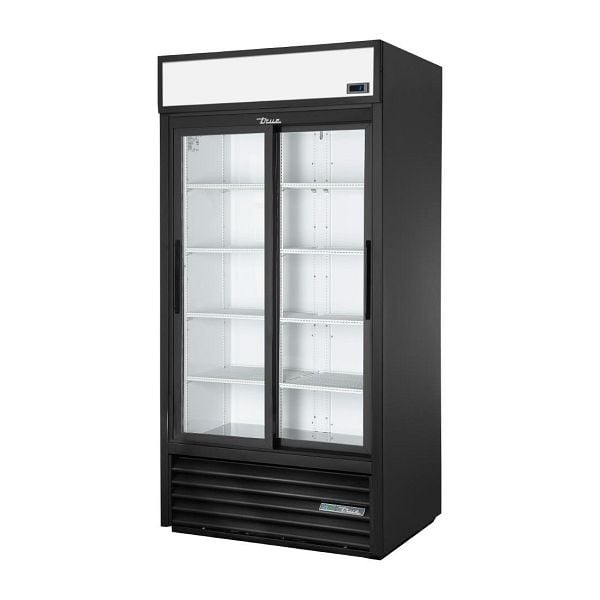 True aufrecht stehender Doppeltür-Kühlschrank GDM-33-HC-LD BLK, CX785