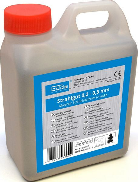 Güde Strahlgut 0,2-0,5 mm, 1,5 kg, 40000, 4015671400000