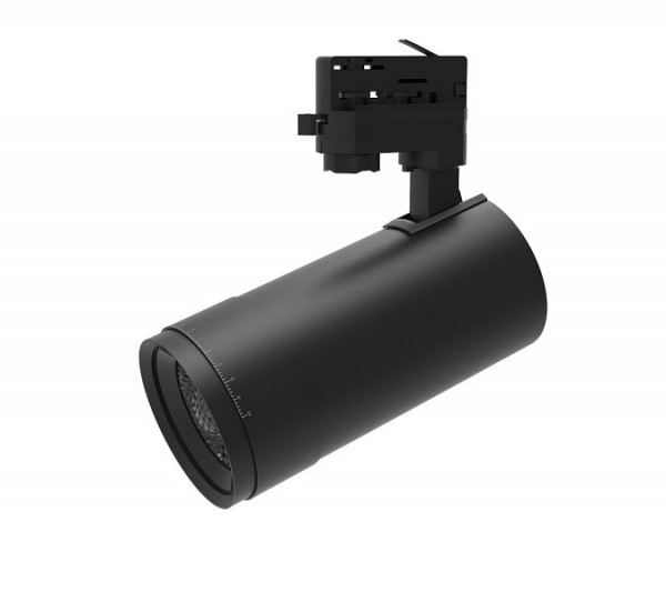 Abalight LED Tracklight ZOOM 7W 3000K Ra90 schwarz 10 - 60° Dali, 17064