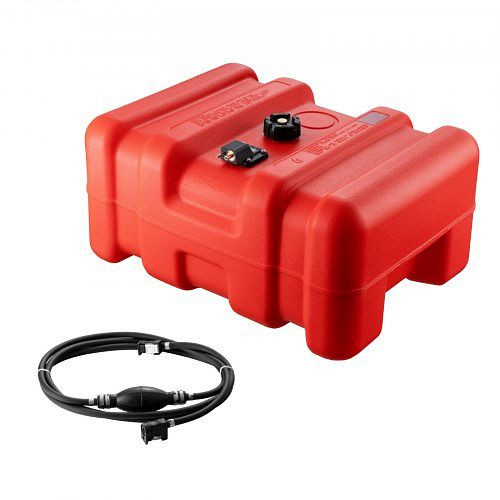 VEVOR Marine-Kraftstofftank, 55 L, tragbarer Bootstank mit Außenbordmotor, Kunststoff-Außenbord-Kraftstofftank, CYCYXWS12GAL1MPLHV0