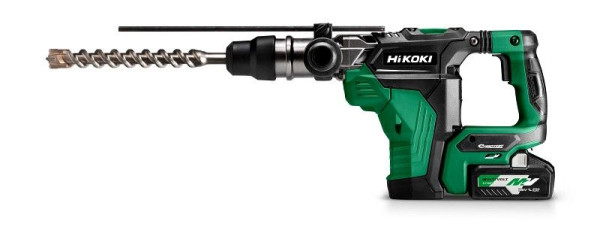 HiKOKI 36V Akku-Bohr- & Meißelhammer (Brushless) SDS-Max, 36 Volt, 2 x 4, 0 Ah, DH36DMA (4.0) (Transportkoffer), DH36DMAWAZ
