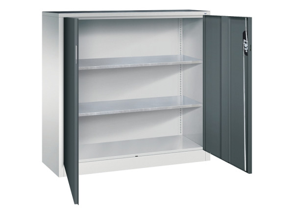 C+P Flügeltürenschrank Acurado, H1200xB1200xT400mm, 7035/7016, 8530-000 S10160
