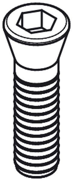 Mitee-Bite Ersatzschraube M8 rostfrei, X38020S