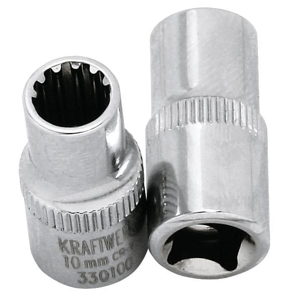 Kraftwerk 1/2'' COMBI-Steckschlüssel-Einsatz 10mm, 330100