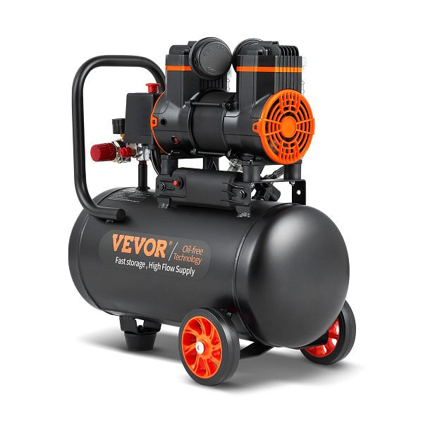 VEVOR 900W Druckluftkompressor Ölfrei Kompressor 18L 70dB, WS18L900W220V9QSUV2