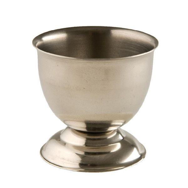 Olympia Eierbecher Edelstahl, 4,6 x 4,9 cm, auf breitem Fuß für Stabilität, P330