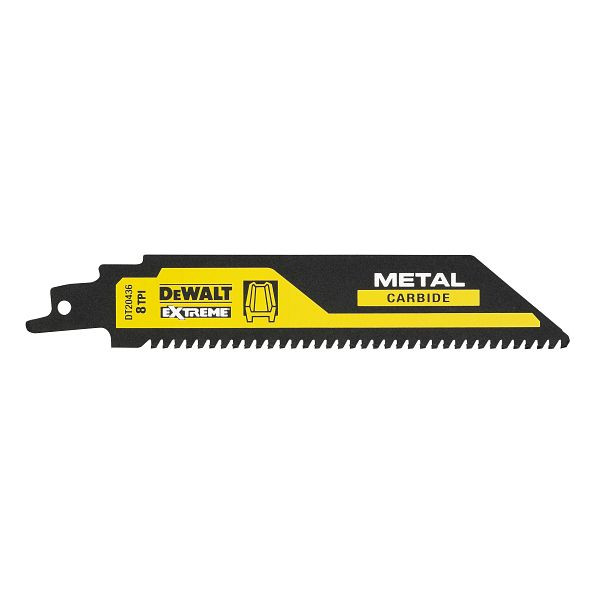 DeWalt Carbide Säbelsägeblatt für Metall 152mm 8TPI, DT20436-QZ