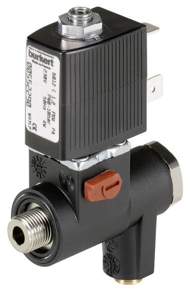 Bürkert 3/2-Wege-Magnetventil, direktwirkend, Typ 6012-C01,2FBPA0000-2-024/50-04, Anschlussform C, 425300