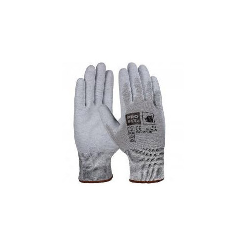 PRO FIT ESD PU-Handschuh, natur / weiß, Größe: 10, VE: 12 Paar, 514-10