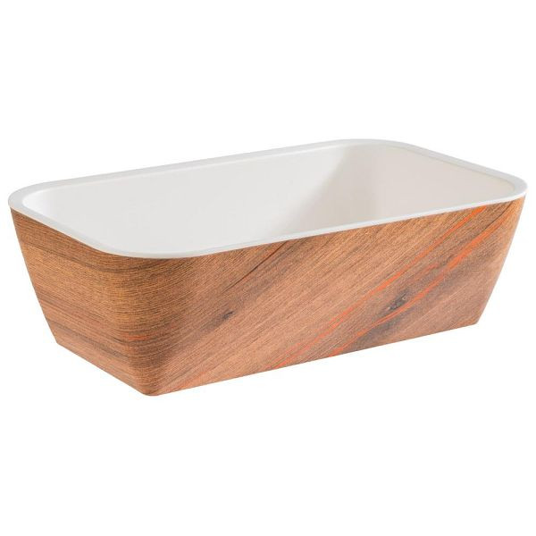 APS GN 1/4 Schale -CRAZY WOOD- 26,5 x 16,2 cm, Höhe: 8 cm, 1,8 Liter, 85311
