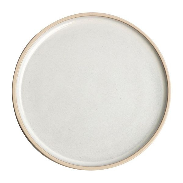Olympia Canvas flacher runder Teller weiß 18cm, VE: 6 Stück, FA328