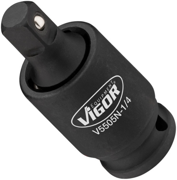 VIGOR Schlagschrauber Gelenkstück, 1/4 Zoll (6,3 mm) Vierkant, 1/4 Zoll (6,3 mm) Vierkant, V5505N-1/4