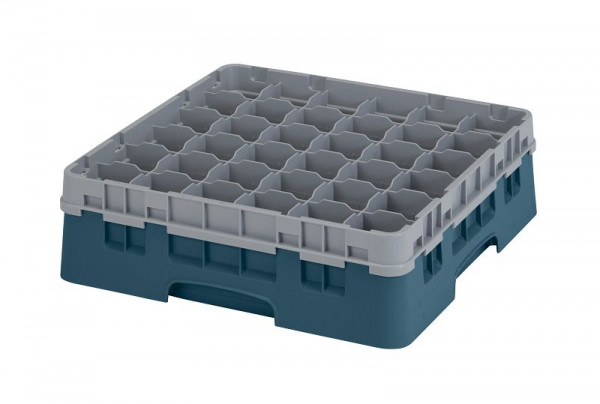 Cambro Spülkorb mit 36 Fächer Camrack® 11,4 cm Türkis, 36S418414