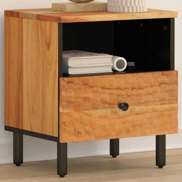 vidaXL Nachttisch 40x33x46 cm Massivholz Akazie, 356861