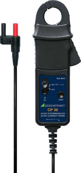 Gossen Metrawatt AC/DC Zangenstromsensor mit Spannungsausgang für Multimeter, 30A, 25mm Ø, Z201B