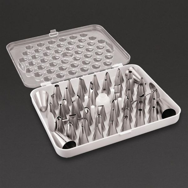 Vogue Tortendekoration Spritztüllenset 52-teilig, CP106