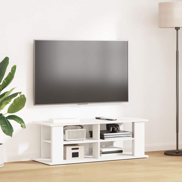 vidaXL TV-Ständer Weiß 96 x 35 x 33,5 cm, 8000396, 8721364519886