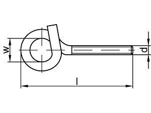 ART 88145 Starke Deckenhaken Typ 18E Stahl M 12 x 160 galvanisch verzinkt VE=S (10 Stück)