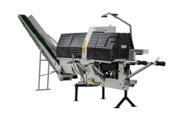LUMAG Sägespaltmaschine Halbautomat mit Förderband PTO, SSA 400Z