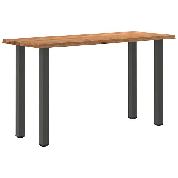 vidaXL Bartisch Hellbraun 200x80x112 cm Massivholz Eiche Rechteckig, 3303896