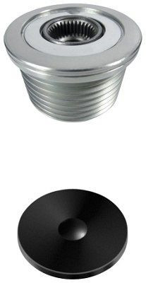 HELLA Generatorfreilauf, Gewindemaß: M16x1,5, Anzahl der Rillen: 7, mit Kappe, 9XU 358 039-191