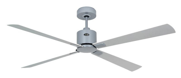CasaFan Deckenventilator Eco Concept 152 Lack lichtgrau-Massivholz Lack weiß/Lack lichtgrau, 921560