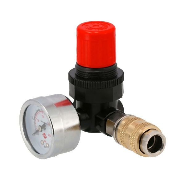 Airpress Reduzierventil 1/4" 12 bar mit Schnellkupplung, 4300201