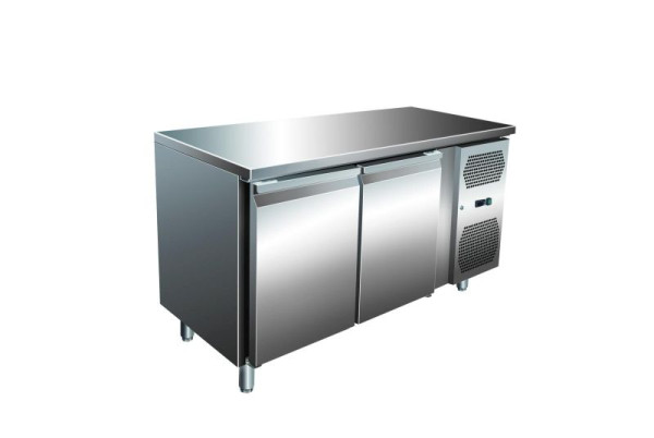 A&S Polarny VIP Kühltisch mit 2 Türen -2 bis +8°C 1.360x600x860 mm, KT-VIP-600-2