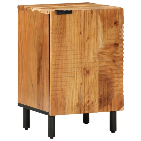 vidaXL Badezimmer Schrank 38x33,5x58 cm Massivholz Akazie, 4017777