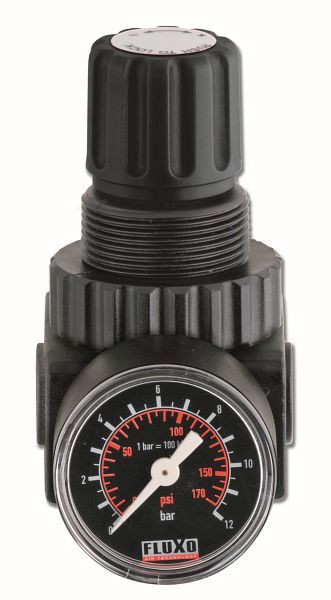 AEROTEC Druckregler 1/4" Druckminderer Manometer Kompressor, 25490203
