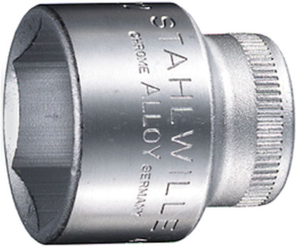 STAHLWILLE 10 mm (3/8") Steckschlüsseleinsatz Nr.456 Schlüsselweite 7 mm Länge 24 mm, 02110007